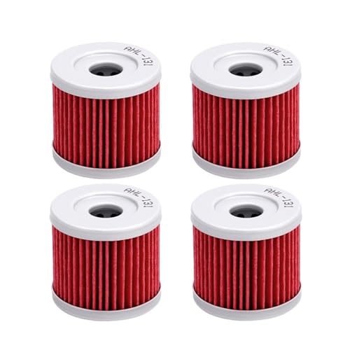 Filtre à huile pour moto Suzuki et Hyosung - Lot de 4 pièces de rechange