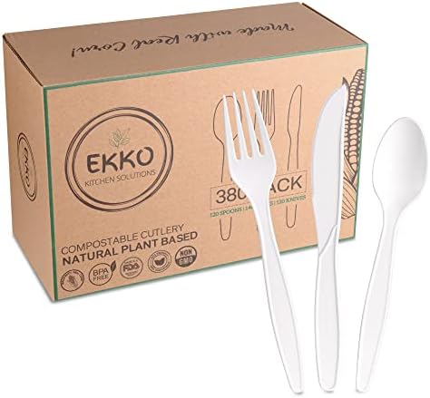 EKKO Compostable Cutlery,...