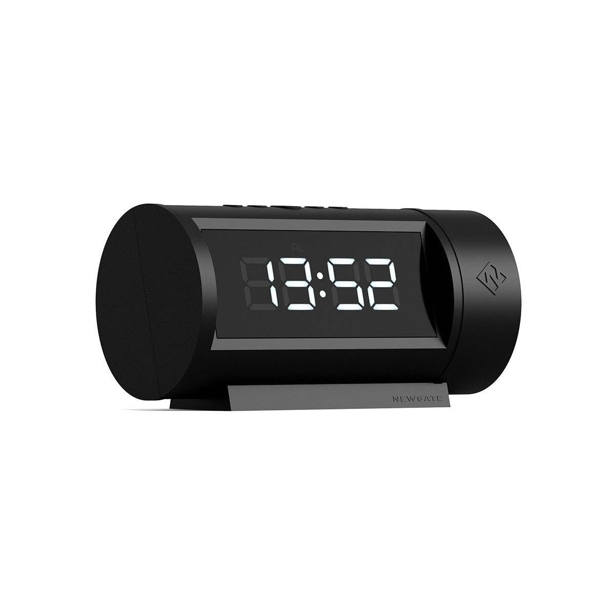 Newgate Clocks Unisex Black Pil Led Alarm Clock