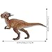 Gemini&Genius Dinosaur Toy Pachycephalosaurus for Kids, Stygimoloch Cretaceous Dinosaur World Figurine, Realistic Dino Toy Gift, Collection, Cake Topper, Role-Play, Storytelling Prop, Decor for Kids