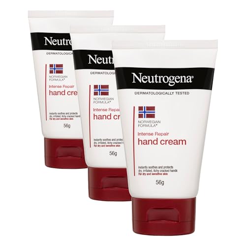 Neutrogena Norwegian Formula Fragranced Hand Cream 56g|Instantly soothes and protects dry, irritated, itchy cracked hands|intensely hydrates to keep hands smooth and supple (Pack of 3)