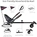 Yabbay Hoverboard Seat Attachment with a Larger Seat, Safety Flag, Handguard Compatible with 6.5'', 8'', 8.5'', 10'' Hoverboards for Kids and Adults - Go Kart Accessory for Fun and Safe Riding!