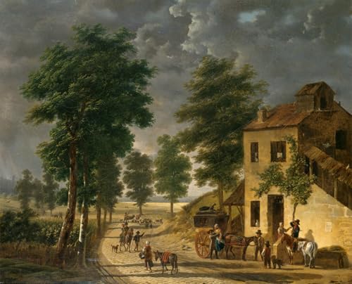Peinture décorative sur toile Adolphe Roehn de qualité musée