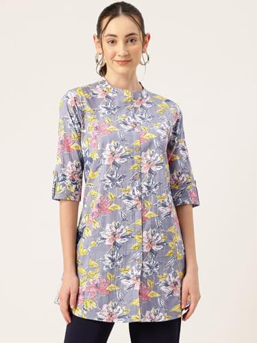 Image of Printed Mandarin Shirt - Casual & Chic (S-3XL)