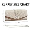 KBRPEY Femme Pochette et Clutches Sac à Main en Bandoulière Chaîne Démontable Satin avec Cristal Chic et Elegant Clutch Sac de Soirée Bourse de Mariée pour Mariage Fete Bal #1