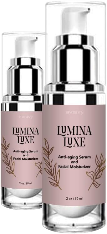 AvaivyLumina Luxe, Lumina Luxe Anti-Aging Serum & Facial Moisturizer 2 Pack