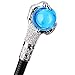 Halloween Costumes Walking Canes Blue Fire Dragon Claw Orb Wands Walking Stick Staff Photo Prop Accessory Decorations