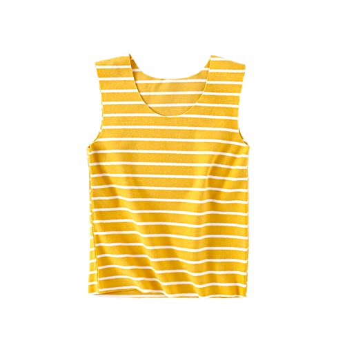 Boys Girls 3 Pack Striped Fleece Thermal Tank Tops Undershirts4