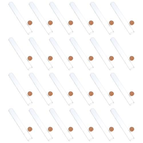 ROMISBABA 30ml�R���N�t���K���X������24PCS �ϔM�K���X�������p�o�C�A�� �C���V�[���L���b�v�t���Ȋw������ ������ ���B�p�e�� �T���v���ۑ��p