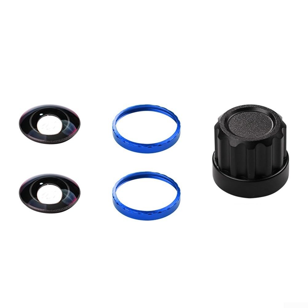 Set di lenti in vetro ottico per fotocamera Insta360 X5 | Materiale in vetro ottico, distorsione minima, compatto, 8,7 x 10,8 cm, include strumento di rimozione