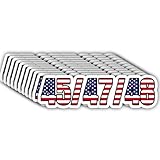 BAVAHA (10pcs-3in) 45/47/48 Stickers 48th President Sticker USA Presidential Election 2029 Vote Red Patriot America Flag Vinyl Decal Republican Party Gift Decoration Car Laptop Water Bottles Luggage