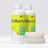 GRILLOMAT | ökologischer Backofen- und Grillreiniger | 2 x 500 ml Flasche | ultrastarkes Gel gegen Fett, Öl und Eingebranntes | Profi-Reiniger für Backofen, Grill, Pfannen, Beefer & Mikrowelle