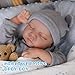 Milidool Realistic Newborn Reborn Baby Dolls Boy-17-Inch Realistic Baby Doll Soft Body Silicone Lifelike Baby Dolls Full Body Vinyl Real Looking Baby Dolls for 3+ Years