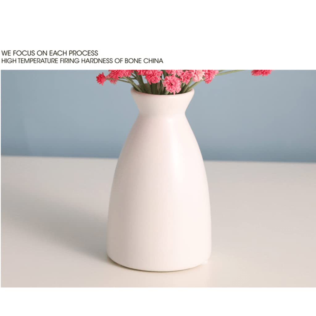 Sztuczne Kwiaty Do Dekoracji. Symulowany Kwiat W Ceramicznym Wazonie. Sztuczne Kwiaty. Sztuczne Rośliny. Dekoracje Stołu Na Imprezę. Sztuczne Kwiaty. Dekoracja,White Vase + D-B