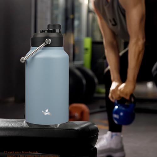 Image of Konokyo 87 oz Insulated Stainless Steel Water Bottle Jug with Handle