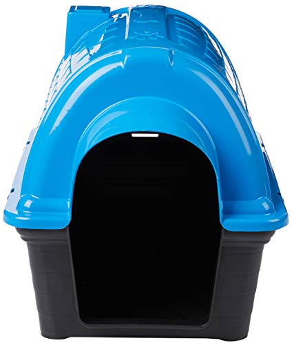 Furacão Pet Iglu Casinha de Plástico para Cães, Azul, 3