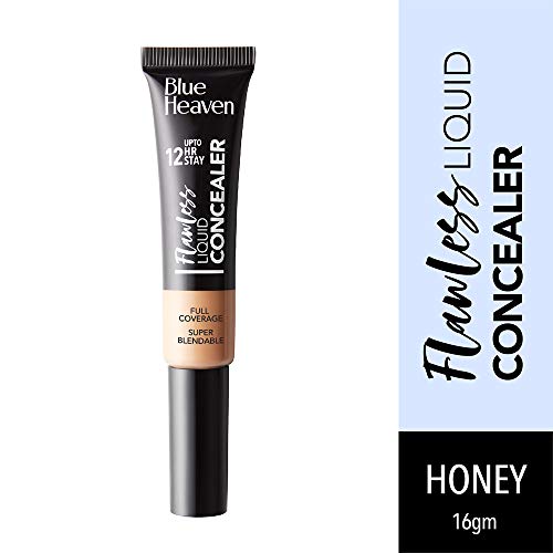 Image of Blue Heaven Flawless Matte Liquid Cream Full Coverage Concealer For Normal Skin, 301, Honey, 17 Ml, Pack Of 1