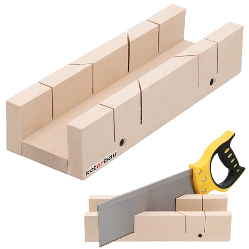 KOTARBAU® Boîte à onglets en bois 300 x 60 x