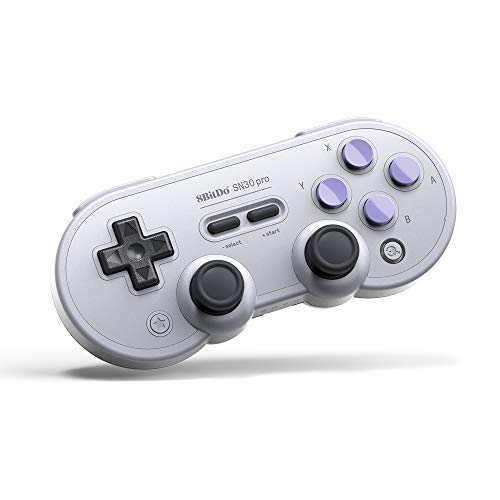8bitdo SN30 Pro SN Edition Controller Wireless Bluetooth 4.0 Gamepad for Nintendo Switch, Windows, Android, macOS, Steam with free Keychain