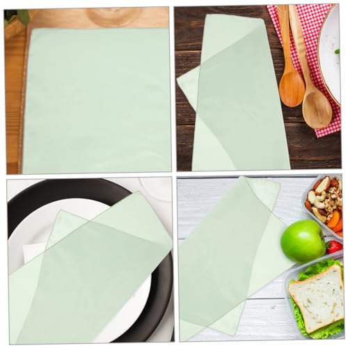 Servilletas de satén reutilizables de color para decoración de mesas 5