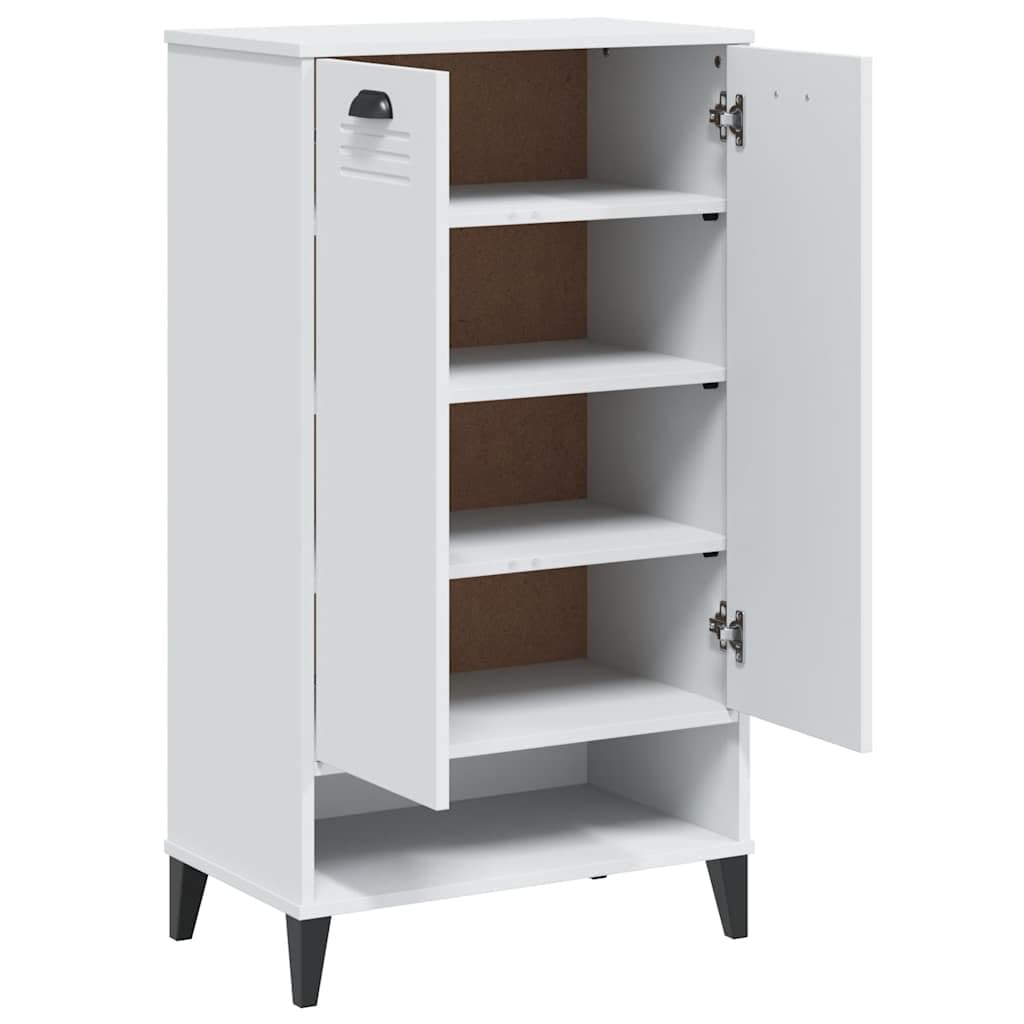 Viken - Armario para zapatos (60 x 35 x 107 cm, material a base de madera, diseño moderno, con espacio de almacenamiento para hasta 10 pares de zapatos resistentes y duraderos, para pasillo