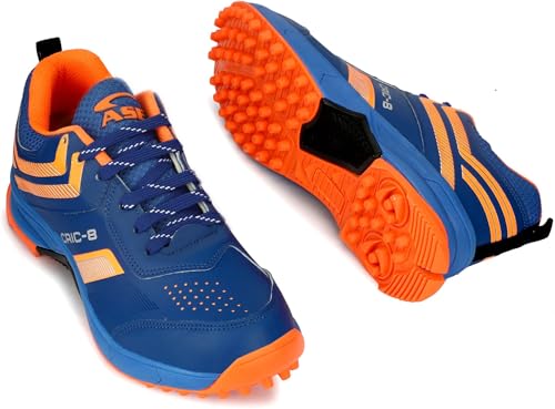 Image of ASE Cricket Shoes for Men | Rubber Phylon Sole | Lightweight & Durable Cricket Studs for All Surfaces