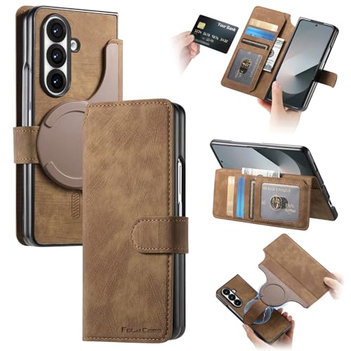 For Galaxy Z Fold7 �P�[�X Samsung Galaxy Z Fold7 �J�o�[ SC-56F / SCG34 �yTrocent�z�M�����N�V�[�[�b�g�t�H�[���h7 �X�}�z�P�[�X �J�[�h�z���_�[�t�� ���K���� �X�^���h�@�\ �����\ ���̓}�O