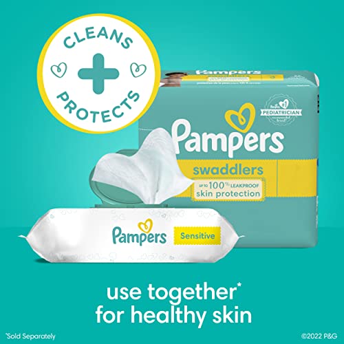 Pampers Baby Wipes Sensitive Perfume Free 6X Pop-Top Packs 504 Count #TOP5