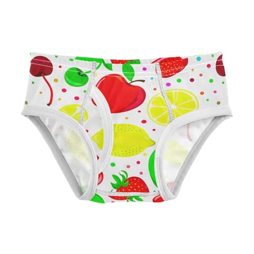 ODAWA Colorful Fruits Soft Boys Cotton Underwear Tagless 2T Boys Underwear Briefs - Main Image