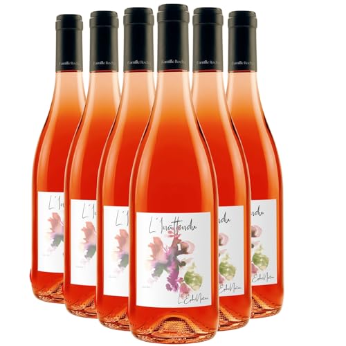 L'EphéNatur rosado 2023 - Domaine de l'Inattendu - Vino de Mesa Francés - Variedades de uva Syrah,Cinsault - 12x75cl