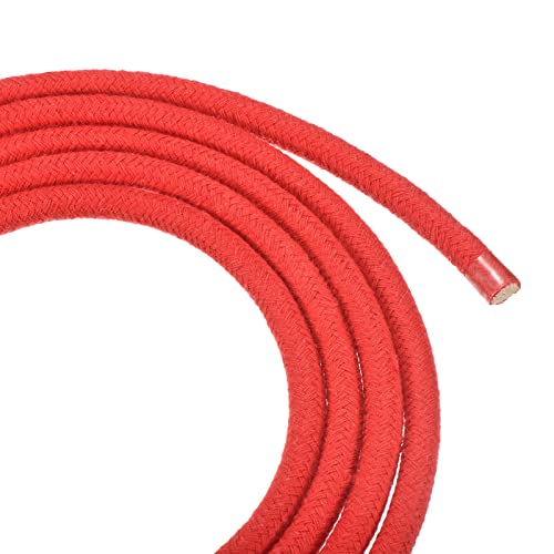 Cuerda de gimnasia rítmica de 3 metros PATIKIL en color rojo para entrenamiento en casa