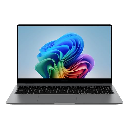 SAMSUNG Galaxy Book5 360 Copilot+ PC de 15,6 polegadas, laptop AI Business, Windows 11 Pro, processador Intel Core Ultra 7 256V, tela sensível ao toque FHD AMOLED, 16GB/512GB, modelo 2025