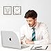 B BELK Compatible with MacBook Air 13 inch Case 2022 2021 2020 2019 2018 M1 A2337 A2179 A1932 Touch ID,Plastic Hard Shell Case for MacBook Air 13.3 inch+Keyboard Cover+Screen Protector,Crystal Clear