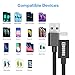 COSOOS Short iPhone Lightning Cable (14in/35cm) Nylon Braided Fast Charging Syncing Cable, MFi Certified for Apple iPhone 13,12,11,XS,XR,X,8,7,6,5S, Airpods 3/Pro/2/1, USB Charging Station
