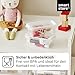 SmartStore - 10x kleine Aufbewahrungsboxen mit Deckel Classic 0,3L (15x9x6cm) | Stapelbare Box mit Deckel | Lebensmittelechte Kunststoffbox | Kleine Plastikbox mit Deckel & verstärkten Ecken