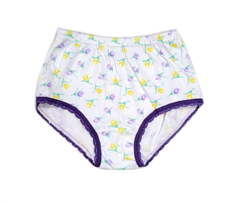 B-One Kids Girls' Tag Free Cotton Bikini Underwear Multipacks2