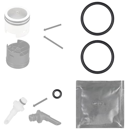 SW-K - Kit de mantenimiento para juntas + grasa compatible con Krups EA XP ES & Rowenta para unidad de infusión grupo pistón presión set-24 + F