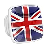 Qualité supérieure : fabriquées à partir d'ABS et de verre de haute qualité, ces poignées carrées transparentes sont durables et durables.