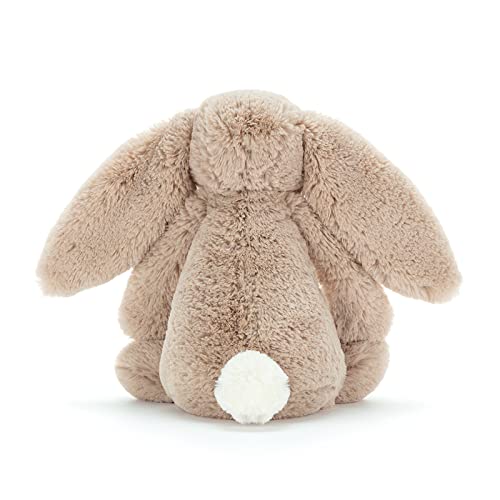 jellycat bashful beige bunny stuffed animal medium 12 inches - rabbit and bunny plush toy - classic children39s gift
