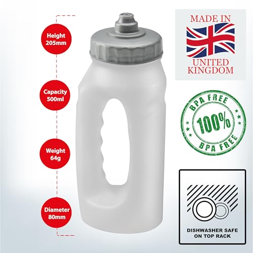 Bouteille d'eau de course à pied légère avec bec verseur de 500ml - 3