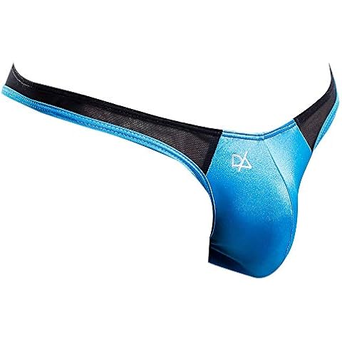 Daniel Alexander Mens Sexy Pouch Enhancing Bikini Underpants Soft Low Waist Back Sheer Underwear Cover