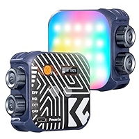 Luce Video RGB Portatile K&F Concept - 360 Colori, 21 Effetti, CRI 96+ | Per Vlog, Selfie, Fotografia - Foto 8