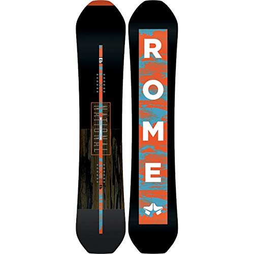 Rome Snowboards National Snowboard, Black, 156