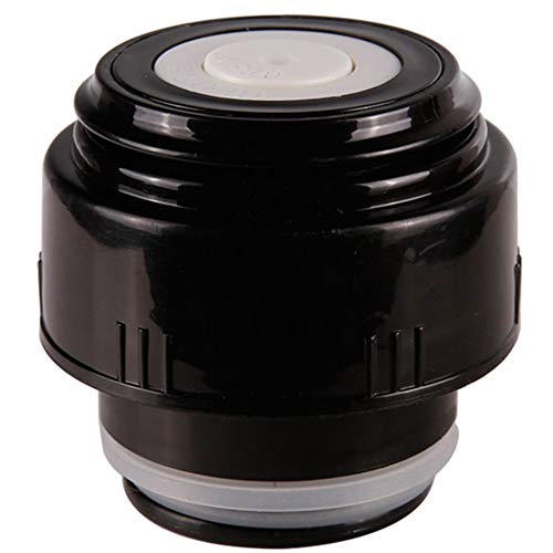 Ghair2 - Cubierta para taza de vacío, 5,2 cm de diámetro, tapa antigoteo, termo de techo, termo, accesorios para viajes al aire libre, Bright Black, Tamaño libre