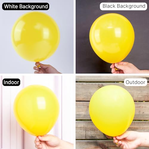 PartyWoo-Yellow-Balloons-50-pcs-12-Inch-Matte-Yellow-Balloons-Yellow-Latex-Balloons-for-Balloon-Garland-Balloon-Arch-as-Party-Decorations-Birthday-Decorations-Baby-Shower-Decorations-Yellow-Y55