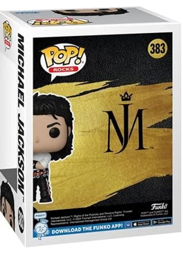 Funko Pop! Rocks: Michael Jackson – (Dirty Diana) – Figurine en Vinyle à Collectionner – Idée de Cadeau – Produits Officiels – Jouets pour Les Enfants et Adultes – Music Fans - Les Beatles, Paul McCartney, John Lennon, RIngo Starr, George Harrison Funko Pop! Rocks: Michael Jackson - (Dirty Diana) - Figurine en Vinyle à Collectionner - Idée de Cadeau - Produits Officiels - Jouets pour Les Enfants et Adultes - Music Fans – Image 7