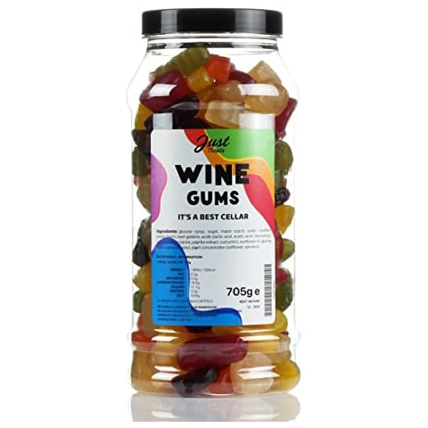Old Fashioned Wine Gums Gift Jar from the A-Z Retro Sweet Shop Collection Cover