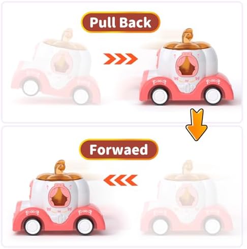 Usrela 7 in 1 Truck Car Toys for 2 3 Year Old Girl Birthday — view 5