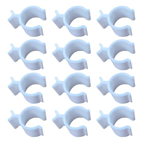 10 Pcs Leakproof Dispenser Pump Lock Clip Accessory PP Material,Clamp For Shampoo, Shower Gel, Cleansing Oil Bottle Clip Travel & Home Friendly. (10, large)
