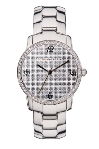 BCBGMAXAZRIA bg8103u00a0de Las Mujeres de Cristal Acentuado con Reloj